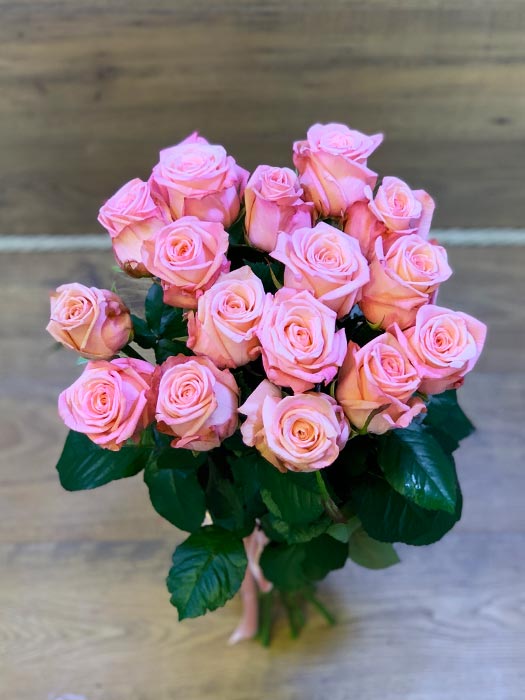 Букет "15 роз" (розовый)  - 25 роз.рф Тюмень