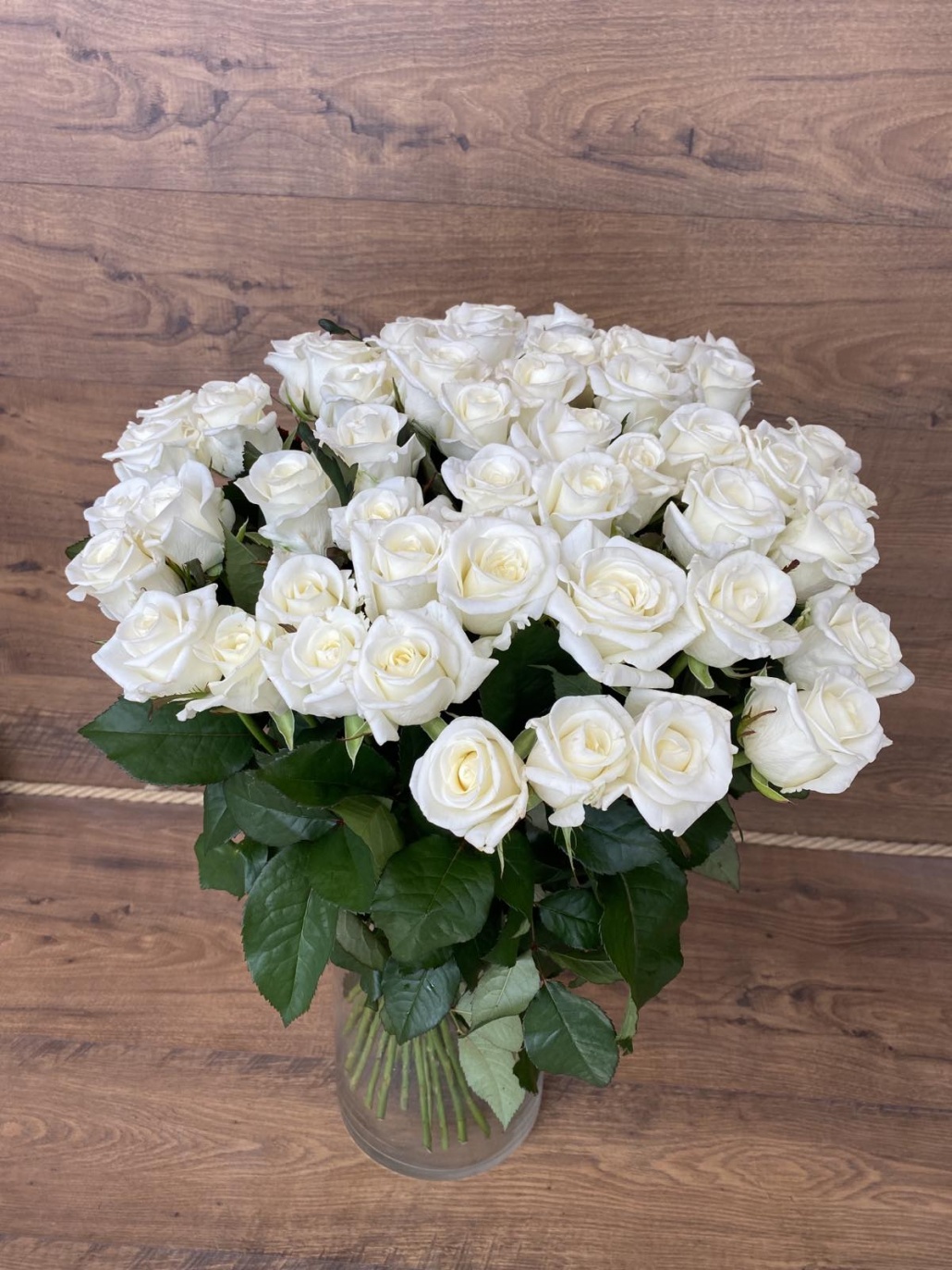 51 белая роза Россия  - 25 роз.рф Тюмень