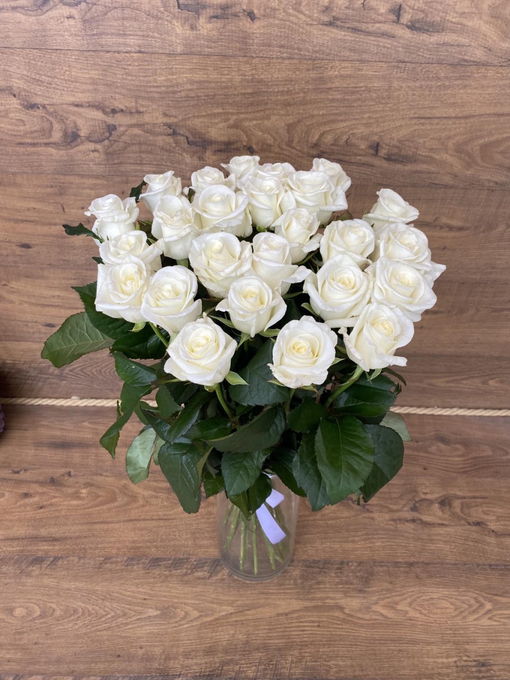 21 белая роза Россия  - 25 роз.рф Тюмень